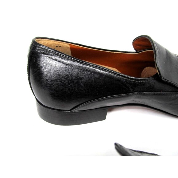 C A Anthony Italy Mens Black Leather Captoe Horsebit Loafers Size US 13 EUR 46 - Picture 12 of 16
